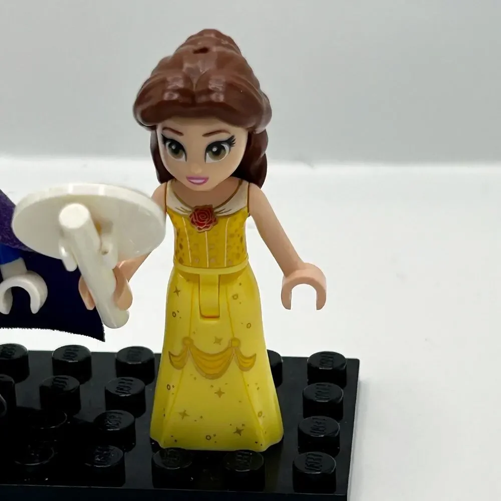 New LEGO Disney Princess Minifigures Belle & Beast (dp126 dp127) 43196 Mini Doll